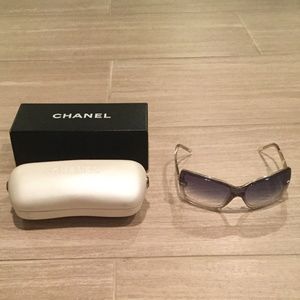 Chanel Early 2000’s Clear Ombre Sunglasses